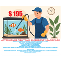 ONE OFF AQUARIUM CLEAN UP SERVICE - FOR ESTABLISHED TANKS . Upto 350 litre tanks .