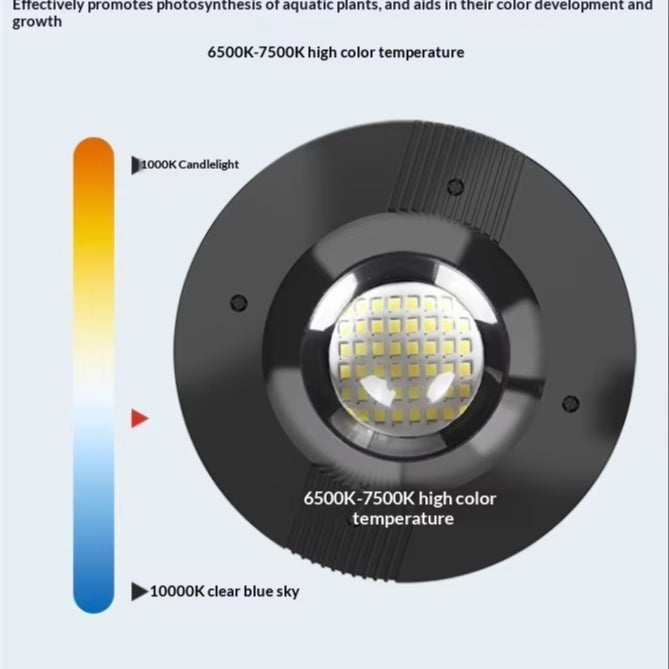 FLYING  SAUCER LIGHT - MODERN STAINLESS STEEL DESIGN AQUARIUM LED  GROW LIGHT MODEL 640 c