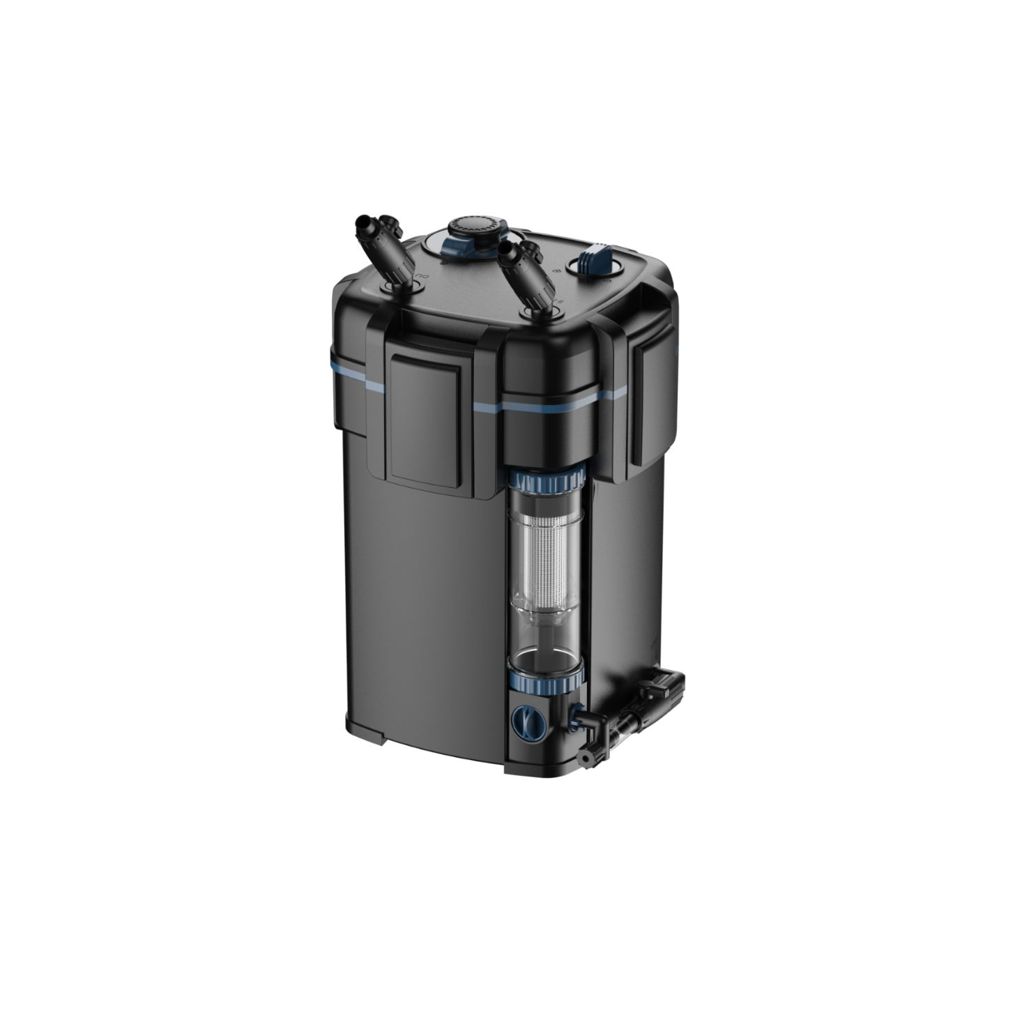 SILENT HIGH POWER CANISTER FILTER FOR TANKS UPTO 300 LITRE TANK , WITH BUILT IN HEATER / UV LIGHT AND EASY PULL OUT PRE FILTER- MODEL  YWY800